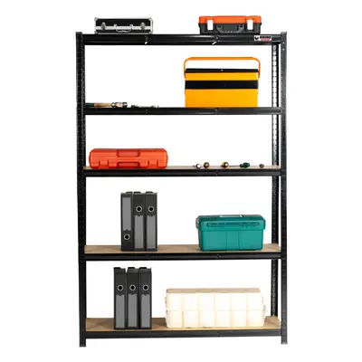 180x120x40cm | Black | Boltless Garage Shelving Unit | 1000kg