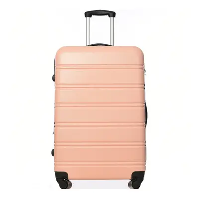 (Pink) ABS Hard shell Travel Trolley wheel Suitcase,28"