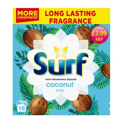 Surf LAUNDRY POWDER Coconut G Washes (Case of x 10w)