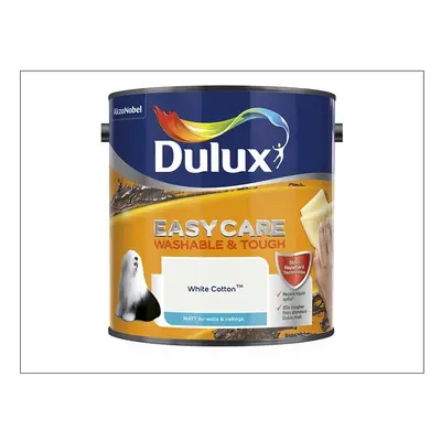 Dulux Easycare Matt White Cotton 2.5L