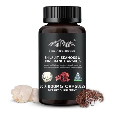 Adaptogen Blend: Shilajit, Sea Moss, & Lion's Mane