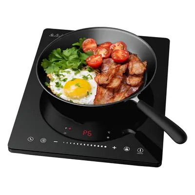 CBTIH1 Portable Induction Hob 2000W Single Cooking Zone with Touch Control Ceramic Glass Panel P