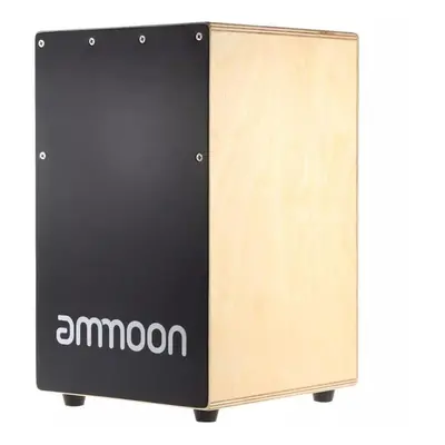 (ammoon) Ammoon Wooden Cajon Hand Drum Children Box Drum Persussion Instrument With Stings Rubbe