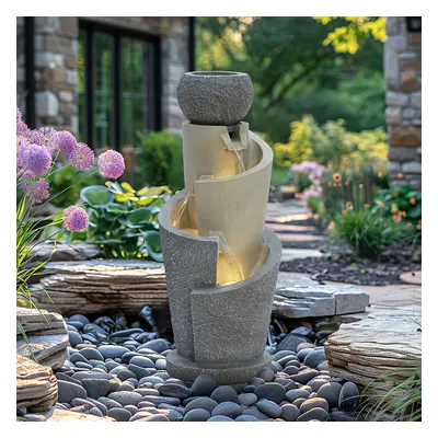 CHARLES BENTLEY Tier, Water Feature, UV Resistant, Weather Resistant, Mains Powered, Plug Includ