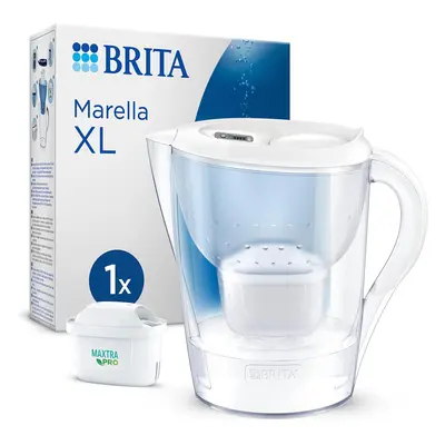 BRITA Marella Water Filter Jug White (3.5L) incl. 1x MAXTRA PRO All-in-1 cartridge - large-volum