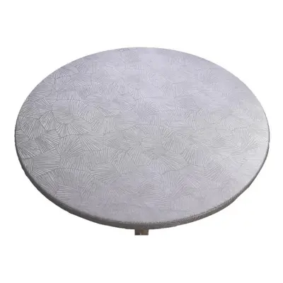 (grey, 150cm) Restaurant Household Round Tablecloths Outdoor Turntable Table Cover Waterproof Oi