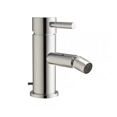 Home Standard Aspen Bathroom Single Lever Chrome Mono Bidet Mixer Tap with Slotted Sprung Waste