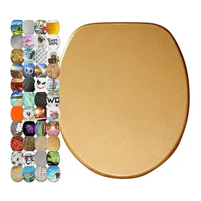 Sanilo Soft Close Toilet Seat Glittering Gold