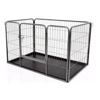 6-Panel Portable Dog Playpen | Foldable Dog Crate