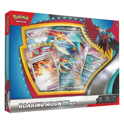 TCG: Roaring Moon ex Box (1 Foil Promo Card, Oversize Foil Card & Booster Packs)