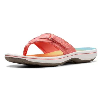 Clarks Women's Breeze Sea Flip-Flop Multicolor Synthetic