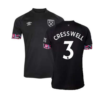 (XLB) West Ham Away Shirt (Kids) (CRESSWELL 3)