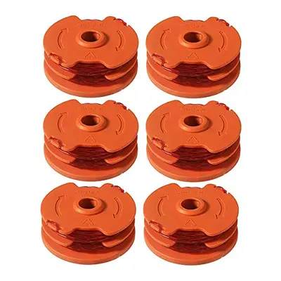 6Pack Strimmer Spool Line WX100 Replacement for McGregor MET6032 MET4530 MET3525 Worx WG119E