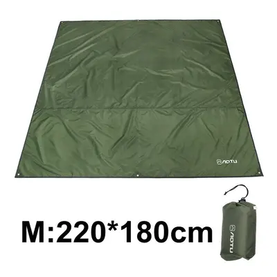 (Green, M) Outdoor Mat Lightweight Waterproof Oxford Cloth Multi-functional Sun Shelter Tarp Bla