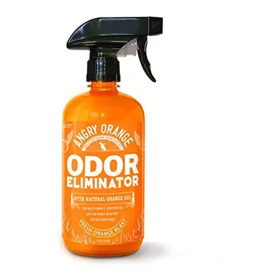 ANGRY ORANGE Pet Odor Eliminator for Strong Odor - Citrus Deodorizer for Strong Dog Urine or Cat