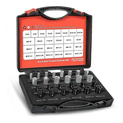 Nut And Bolt Thread Check Nut And Bolt Size Gauge - Inch