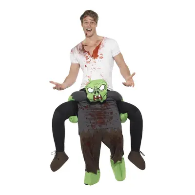 Smiffys Unisex Adult Zombie Piggy Back Costume