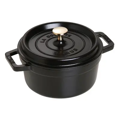 Staub Round Cast Iron Cocotte Black 2.25 qt 40509-487-0