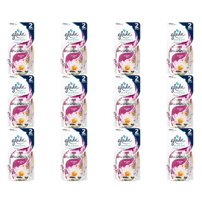 12xGlade Sense &Spray Twin Pack Refills Relaxing Zen Air Freshener18ml