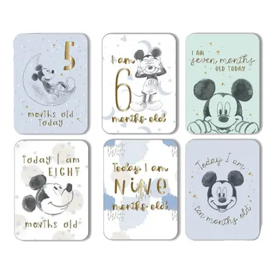 Disney Baby Mickey Mouse Milestone Cards Baby Shower Nursery Gift