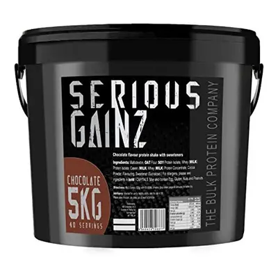 The Bulk Protein Company, SERIOUS GAINZ - Whey Protein Powder - Weight Gain, Mass Gainer - 30g P