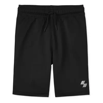 The Children's Place Boys' Athletic Basketball Shorts Black XX-Large