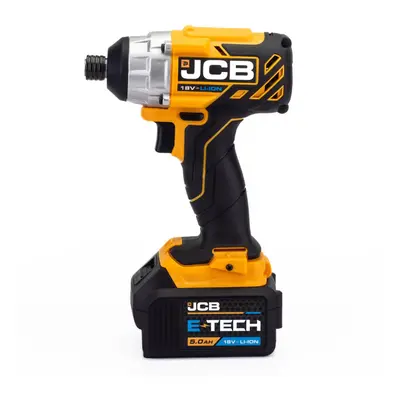 JCB 18V BRUSHLESS IMPACT DRIVER, 5AH LITHIUM-ION BATTERY AND CHARGER