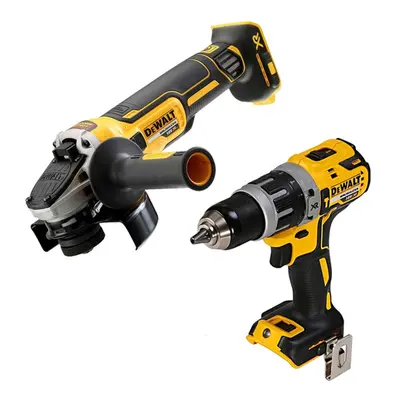 Dewalt DCK2080 18v XR Brushless Kit DCD796 Combi Drill DCG405 Angle Grinder Bare