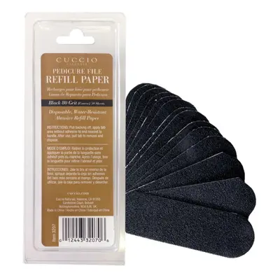 Cuccio Naturale Count Black Refills (80 Grit) for Pedicure File