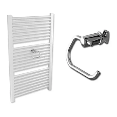 Chrome Toilet Paper Holder for Clip on Heated Towel Rail Extra Towel Holder