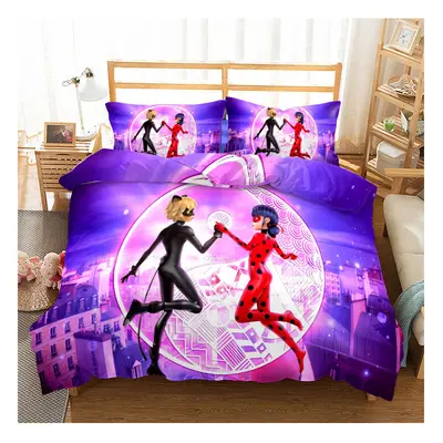 (Style 04, Single) Ladybug Girl Bedding Single Double Duvet Cover UK