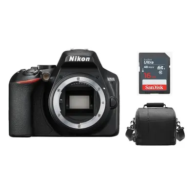 NIKON D3500 Body Black + Camera Bag + 16GB SD card