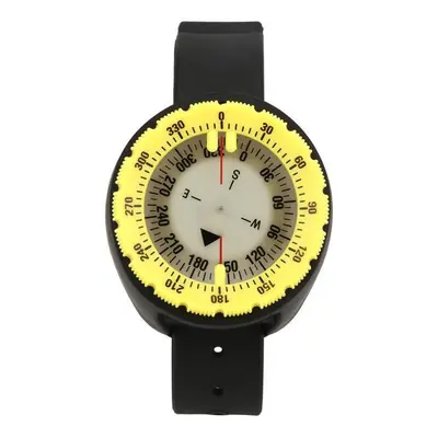 CP-991 Luminous Underwater Diving Compass Waterproof Balanced Strong Magnetic Watch 50M(Yellow)-