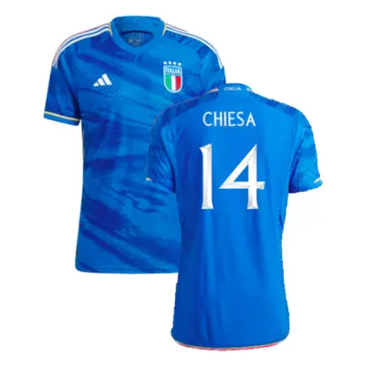 (S) Italy Authentic Home Shirt (CHIESA 14)