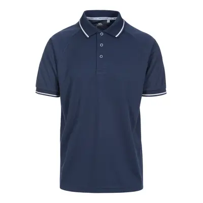 (L, Navy) Trespass Bonington Mens Polo Shirt Plain T