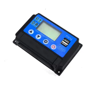 (20A) 12V/24V 10A/20A/30A/40A/50A Solar Charge Controller PWM Battery Charging Big LCD Display