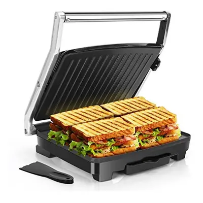 Aigostar Sandwich Toaster Toastie Maker, 2000W Large Fit Grill with Improved Non-Stick Coating, 