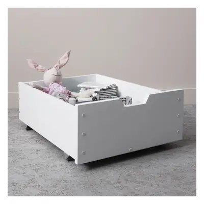 Star Under Drawer Trundle in Solid White