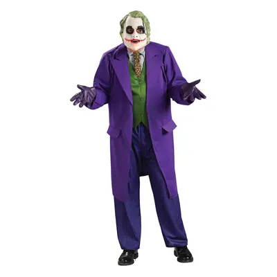 (XL, Purple/Green) Batman: The Dark Knight Mens Deluxe The Joker Costume