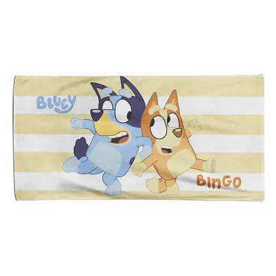 Bluey Bingo Stripe Beach Towel Kids Swim Bath Holiday Children Towel