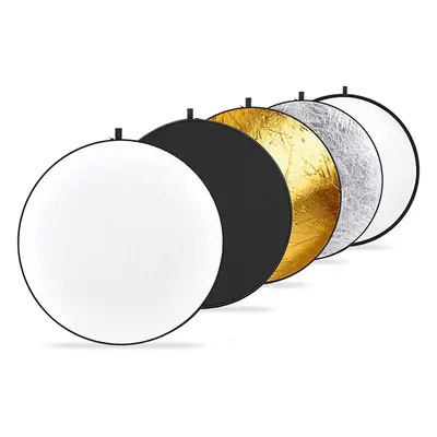 Neewer 32-Inch 80CM Portable in Translucent, Silver, Gold, White, and Black Collapsible Round Mu