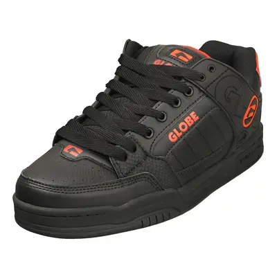 (9) Globe Tilt Mens Skate Trainers in Black Red