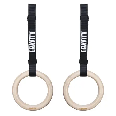 (28mm) Gravity Fitness wooden Gymnastic Rings