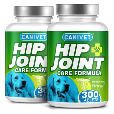 (600 Tablets (in tubs)) CANIVET Joint Supplements For Dogs - With Glucosamine and Chondroitin