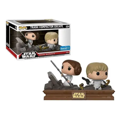 Funko Pop Vinyl Pack Star Wars Movie Moments Luke And Leia Trash Compactor