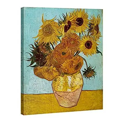 Sunflower by Vincent Van Gogh Oil Paintings Reproduction Modern Floral Giclee Canvas Prints Artw