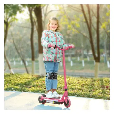 AIYAPLAY Electric Scooter for Ages 6-14, with Colourful Light, Pink