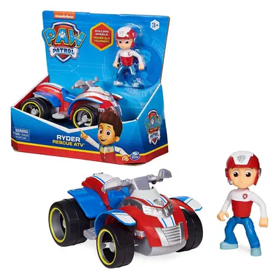 PAW Patrol Ryder's Rescue ATV Vehicle with Collectible Figure, for Kids Aged and up