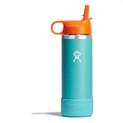 Hydro Flask Oz Kids Wide Mouth Straw Cap And Boot Seaspray