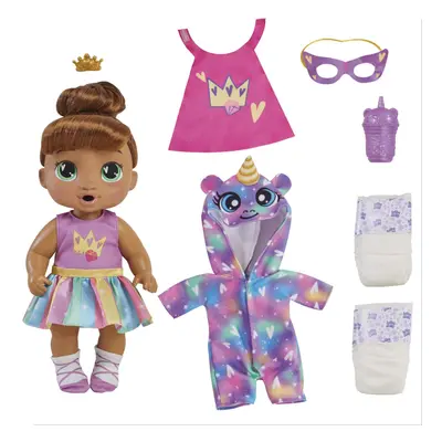 Baby Alive Super BFF Sophia Sparkle Brown Hair Dress Up Baby Doll Playset Inches Toys for Year O